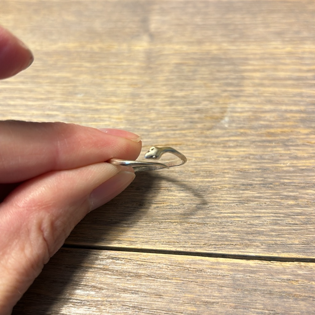 Ooak Snake Ring Wrap-Around Finger Or Thumb Adjustable